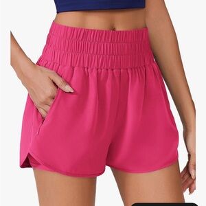 Women's PINSPARK Pink Workout Shorts